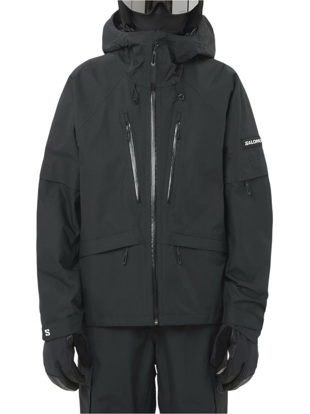 Women’s Black Salomon Venom Full Zip Jacket - Size Small